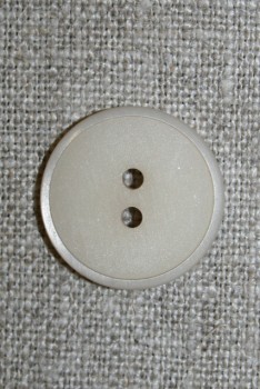 2-huls knap kit/lysegrå, 20 mm.