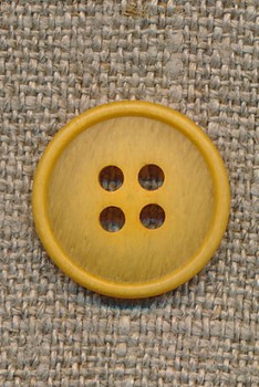 4-huls knap meleret carry gul, 18 mm.
