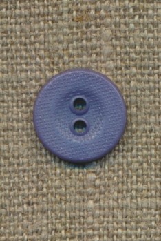 Ru 2-huls knap, denim blå 14 mm.