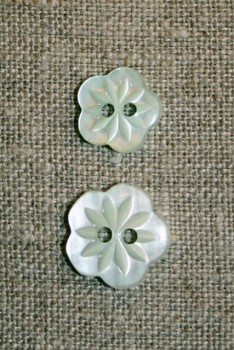 Blomster-knap mint,15 mm