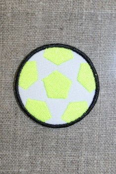 Fodbold neon gul/hvid/sort