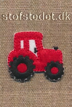 Motiv lille rød traktor 
