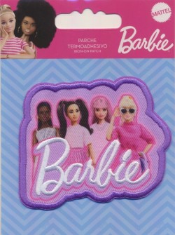 Strygemærke med 4 x Barbie