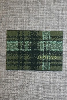Mærke ternet Q-wear, grøn