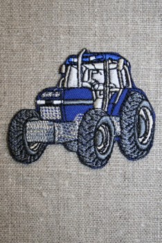 Motiv traktor blå