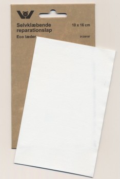 Lap i imiteret læder Eco i hvid - Til møbler - Selvklæbende