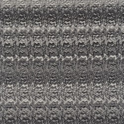Bomuld/polyamid med stræk med mønster i striber i sort, grå, hvid