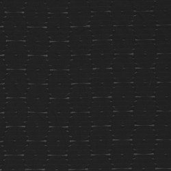 Bomuld/polyester sort med cube-mønster