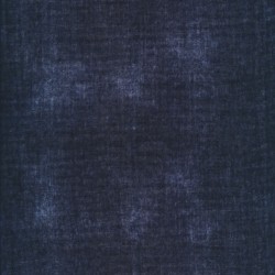 Bomuld i Double Gauze batik i mørkeblå