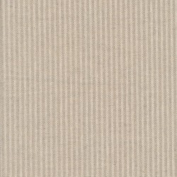 Kraftig bomuld/polyester i stribet sildeben i off-white og sand