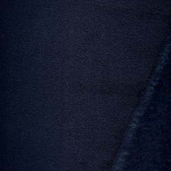 Wellness - Frotté fleece i mørkeblå