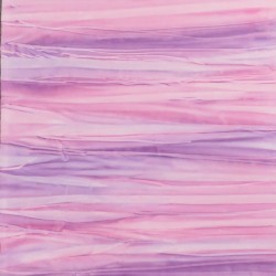 Rest Patchworkstof batik i retro stripe syren lilla lyserød-20 cm. 