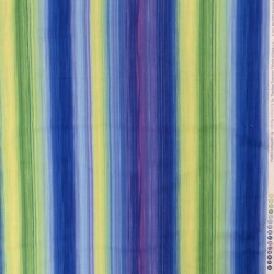 Afklip Patchwork stof med striber i blå, lime, lilla, 50x55 cm.
