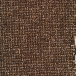 Tweed i groft look i mørkebrun og lysebrun