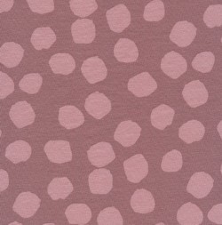 Rest Viscose jersey med uens bomber i gl.rosa-95 cm. 