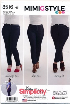 Simplicity 8516 Jeans bukser 