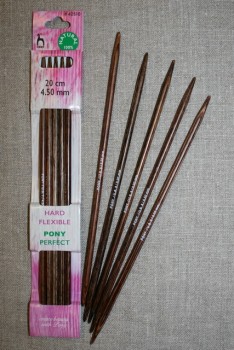 Pony Perfect strømpepinde i bambus str.4½-5