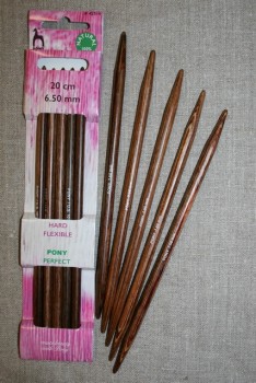 Pony Perfect strømpepinde i bambus str. 6½-7½