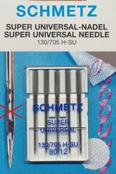 Symaskinenåle Super Universal 80/12 Non-stick