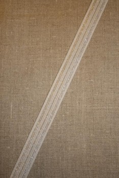 25 mm. elastik hvid-transperant