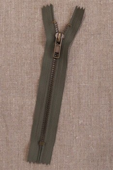 15 cm. metal lynlås i army