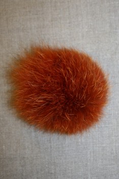 Pels-pompon af ræv, 10-12 cm. orange