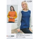 414364 2-farvet sweater