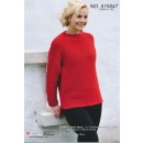 515547 Retstrikket sweater