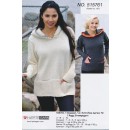 515761 Sweater m/hætte