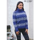 515867 Sweater m/nordisk mønster