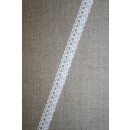 Rest Bomulds-blonde 15 mm. hvid-90 cm. 