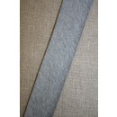 Rest Kantbånd skråbånd i jersey, lys grå-meleret, 38+33 cm.