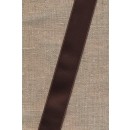 Satinbånd 25 mm. chokoladebrun
