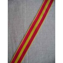 Rest Sportsbånd rød og gul- 150 + 65 cm. 