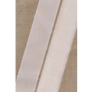 Rest 50 mm velcro hvid med lim - selvklæbende, 95 cm. hook