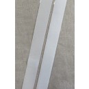 30 mm. velcro med lim- selvklæbende hvid - Loop