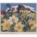 Broderi - Tapestry Canvas Spring Bloom - DMC