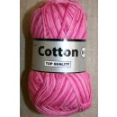 Flerfarvet Cotton 8/4 pink lyserød