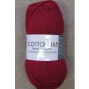 Bomuldsgarn Cotton 165 tone-i-tone i mørk rød