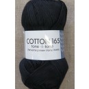 Bomuldsgarn Cotton 165 tone-i-tone i sort
