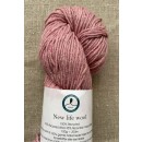 New life Wool - Recycles uld garn i meleret lys rosa