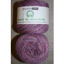Organic 350 Wool/Cotton Gots certificeret i meleret rosa