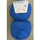 Silk Kid Mohair klar blå