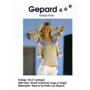 Gepard mønster kort cardigan