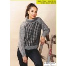 2464 Vilma - Sweater med mønster i Lima