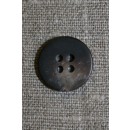 4-huls knap brun-meleret, 14 mm.