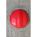 Rød rund knap, 20 mm.