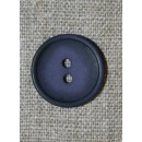 Blå-lilla 2-huls knap, 20 mm.