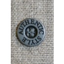 Metalknap tin-look "Authentic Style"