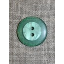 Grøn knap /transperant kant, 22 mm.